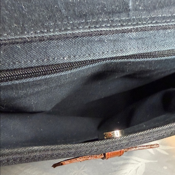 Kate Spade of New York Vintage Black Tote with Tan Straps - Picture 5 of 7